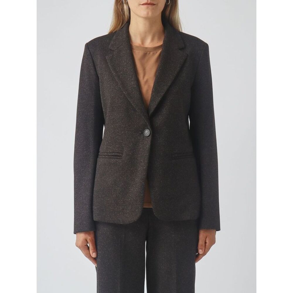 Mm Max Mara Women Mm Max Mara Single-Breasted One-Button Viscose Blend Blazer